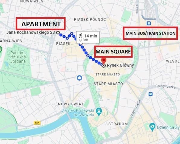 Trendy Apartment Kochanowskiego Street كراكوفيا المظهر الخارجي الصورة